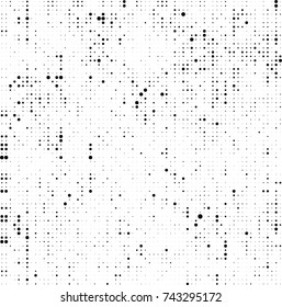Abstract halftone wave dotted background. Futuristic twisted grunge pattern, dot, circles. Vector futuristic texture for posters, sites, business cards, postcards, interior design, labels.