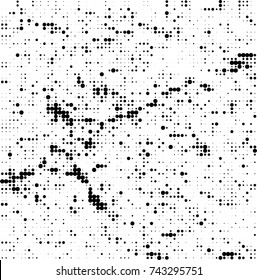 Abstract halftone wave dotted background. Futuristic twisted grunge pattern, dot, circles. Vector futuristic texture for posters, sites, business cards, postcards, interior design, labels.