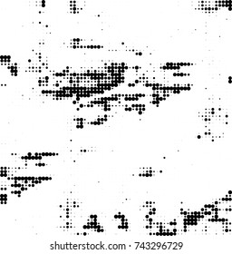 Abstract halftone wave dotted background. Futuristic twisted grunge pattern, dot, circles. Vector futuristic texture for posters, sites, business cards, postcards, interior design, labels.