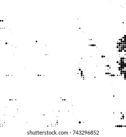 Abstract halftone wave dotted background. Futuristic twisted grunge pattern, dot, circles. Vector futuristic texture for posters, sites, business cards, postcards, interior design, labels.