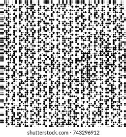 Abstract halftone wave dotted background. Futuristic twisted grunge pattern, dot, circles. Vector futuristic texture for posters, sites, business cards, postcards, interior design, labels.