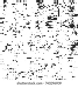 Abstract halftone wave dotted background. Futuristic twisted grunge pattern, dot, circles. Vector futuristic texture for posters, sites, business cards, postcards, interior design, labels.