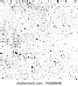 Abstract halftone wave dotted background. Futuristic twisted grunge pattern, dot, circles. Vector futuristic texture for posters, sites, business cards, postcards, interior design, labels.