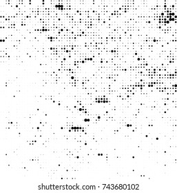 Abstract halftone wave dotted background. Futuristic twisted grunge pattern, dot, circles. Vector futuristic texture for posters, sites, business cards, postcards, interior design, labels.