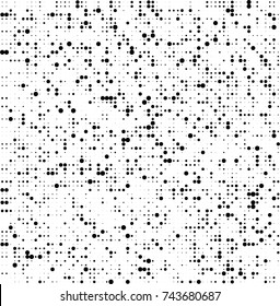 Abstract halftone wave dotted background. Futuristic twisted grunge pattern, dot, circles. Vector futuristic texture for posters, sites, business cards, postcards, interior design, labels.