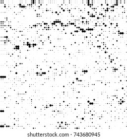 Abstract halftone wave dotted background. Futuristic twisted grunge pattern, dot, circles. Vector futuristic texture for posters, sites, business cards, postcards, interior design, labels.