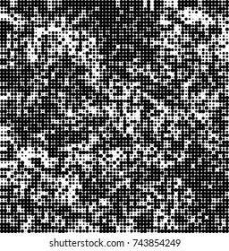 Abstract halftone wave dotted background. Futuristic twisted grunge pattern, dot, circles. Vector futuristic texture for posters, sites, business cards, postcards, interior design, labels.