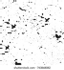 Abstract halftone wave dotted background. Futuristic twisted grunge pattern, dot, circles. Vector futuristic texture for posters, sites, business cards, postcards, interior design, labels.