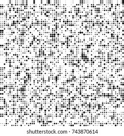 Abstract halftone wave dotted background. Futuristic twisted grunge pattern, dot, circles. Vector futuristic texture for posters, sites, business cards, postcards, interior design, labels.