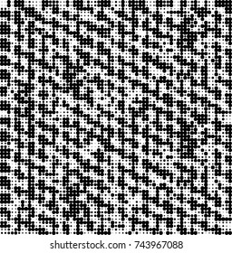 Abstract halftone wave dotted background. Futuristic twisted grunge pattern, dot, circles. Vector futuristic texture for posters, sites, business cards, postcards, interior design, labels.