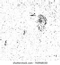 Abstract halftone wave dotted background. Futuristic twisted grunge pattern, dot, circles. Vector futuristic texture for posters, sites, business cards, postcards, interior design, labels.