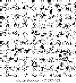 Abstract halftone wave dotted background. Futuristic twisted grunge pattern, dot, circles. Vector futuristic texture for posters, sites, business cards, postcards, interior design, labels.