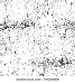 Abstract halftone wave dotted background. Futuristic twisted grunge pattern, dot, circles. Vector futuristic texture for posters, sites, business cards, postcards, interior design, labels.