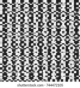 Abstract halftone wave dotted background. Futuristic twisted grunge pattern, dot, circles. Vector futuristic texture for posters, sites, business cards, postcards, interior design, labels.