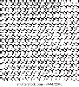 Abstract halftone wave dotted background. Futuristic twisted grunge pattern, dot, circles. Vector futuristic texture for posters, sites, business cards, postcards, interior design, labels.