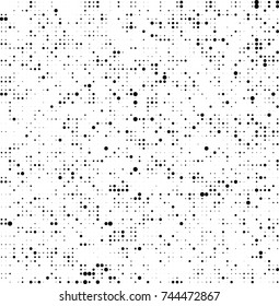 Abstract halftone wave dotted background. Futuristic twisted grunge pattern, dot, circles. Vector futuristic texture for posters, sites, business cards, postcards, interior design, labels.