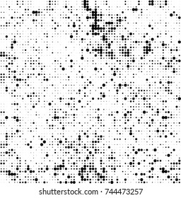 Abstract halftone wave dotted background. Futuristic twisted grunge pattern, dot, circles. Vector futuristic texture for posters, sites, business cards, postcards, interior design, labels.