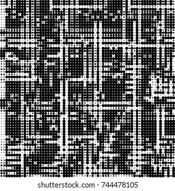 Abstract halftone wave dotted background. Futuristic twisted grunge pattern, dot, circles. Vector futuristic texture for posters, sites, business cards, postcards, interior design, labels.