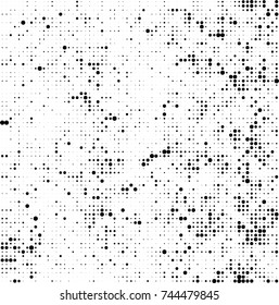 Abstract halftone wave dotted background. Futuristic twisted grunge pattern, dot, circles. Vector futuristic texture for posters, sites, business cards, postcards, interior design, labels.