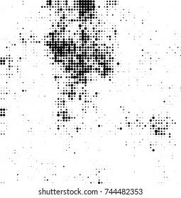 Abstract halftone wave dotted background. Futuristic twisted grunge pattern, dot, circles. Vector futuristic texture for posters, sites, business cards, postcards, interior design, labels.
