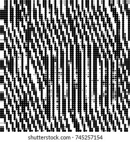 Abstract halftone wave dotted background. Futuristic twisted grunge pattern, dot, circles. Vector futuristic texture for posters, sites, business cards, postcards, interior design, labels.