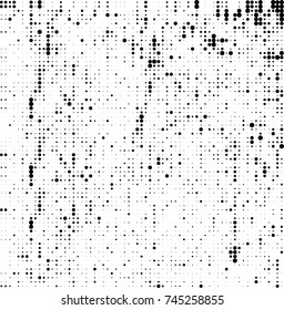 Abstract halftone wave dotted background. Futuristic twisted grunge pattern, dot, circles. Vector futuristic texture for posters, sites, business cards, postcards, interior design, labels.