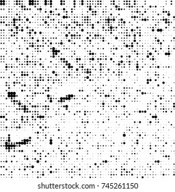 Abstract halftone wave dotted background. Futuristic twisted grunge pattern, dot, circles. Vector futuristic texture for posters, sites, business cards, postcards, interior design, labels.