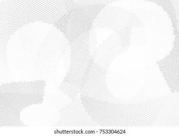 Abstract halftone wave dotted background. Futuristic twisted grunge pattern, dot, circles.  Vector modern optical pop art texture for posters, business cards, cover, labels mock-up, stickers layout