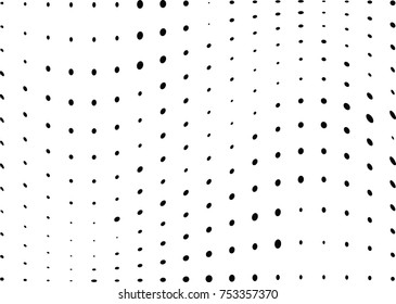 Abstract halftone wave dotted background. Futuristic twisted grunge pattern, dot, circles.  Vector modern optical pop art texture for posters, business cards, cover, labels mock-up, stickers layout