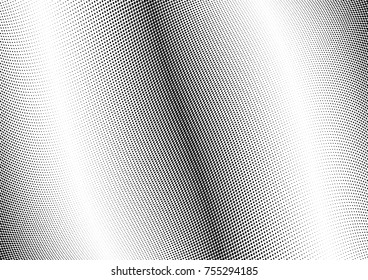 Abstract halftone wave dotted background. Monochrome grunge pattern with square.  Vector modern pop art texture for posters, sites, cover, business cards, postcards, art labels layout, stickers.