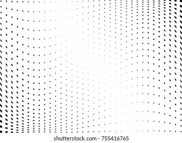 Abstract halftone wave dotted background. Monochrome grunge pattern with square.  Vector modern pop art texture for posters, sites, cover, business cards, postcards, art labels layout, stickers.
