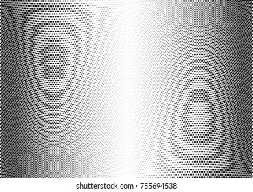 Abstract halftone wave dotted background. Monochrome grunge pattern with square.  Vector modern pop art texture for posters, sites, cover, business cards, postcards, art labels layout, stickers.