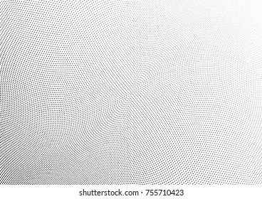 Abstract halftone wave dotted background. Monochrome grunge pattern with square.  Vector modern pop art texture for posters, sites, cover, business cards, postcards, art labels layout, stickers.