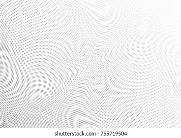 Abstract halftone wave dotted background. Monochrome grunge pattern with square.  Vector modern pop art texture for posters, sites, cover, business cards, postcards, art labels layout, stickers.