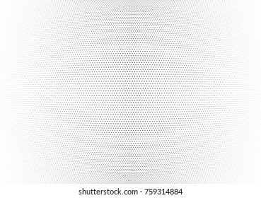 Abstract halftone wave dotted background. Futuristic twisted grunge pattern, stars.  Vector modern optical pop art texture for posters, postcard, grunge cover, labels, vintage sticker mock-up layout