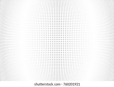 Abstract halftone wave dotted background. Futuristic twisted grunge pattern, star.  Vector modern optical pop art texture for posters, postcard, grunge cover, labels, vintage sticker mock-up layout