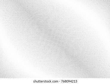 Abstract halftone wave dotted background. Futuristic twisted grunge pattern, dot, circles.  Vector modern optical pop art texture for posters, business cards, cover, labels mock-up, stickers layout