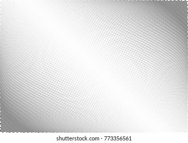 Abstract halftone wave dotted background. Futuristic twisted grunge pattern, dot, circles.  Vector modern optical pop art texture for posters, business cards, cover, labels mock-up, stickers layout
