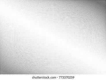 Abstract halftone wave dotted background. Futuristic twisted grunge pattern, dot, circles.  Vector modern optical pop art texture for posters, business cards, cover, labels mock-up, stickers layout