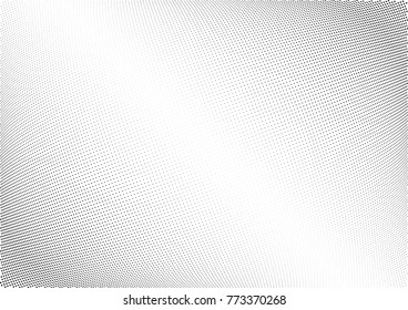 Abstract halftone wave dotted background. Futuristic twisted grunge pattern, dot, circles.  Vector modern optical pop art texture for posters, business cards, cover, labels mock-up, stickers layout