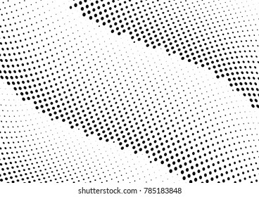 Abstract halftone wave dotted background. Futuristic twisted grunge pattern, dot, circles.  Vector modern optical pop art texture for posters, business cards, cover, labels mock-up, stickers layout