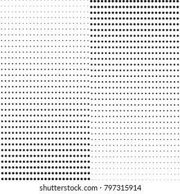 Abstract halftone wave dotted background. Futuristic grunge pattern, dot, circles. Vector modern optical pop art texture for posters, sites, business cards, cover, labels mock-up