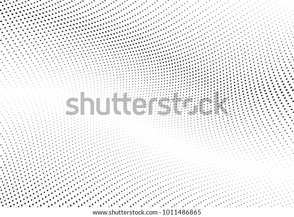 Abstract halftone wave dotted background.\
Futuristic twisted grunge pattern, dot, circles.  Vector modern\
optical pop art texture for posters, business cards, cover, labels\
mock-up, stickers\
layout