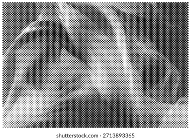 Gradiente de onda de semitono Abstractas con efecto de vidrio texturizado.