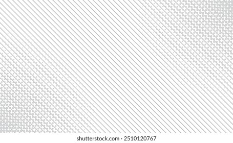 Abstractas línea de onda de semitono de fondo punteado. Patrón de grunge retorcido futurista, punto, círculos.