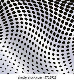 Abstract halftone wave vector design