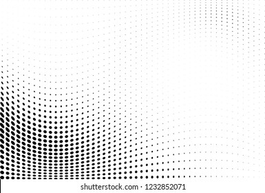Abstract halftone waves