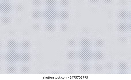 Abstract halftone white background with grey circles