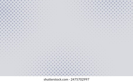 Abstract halftone white background with grey circles