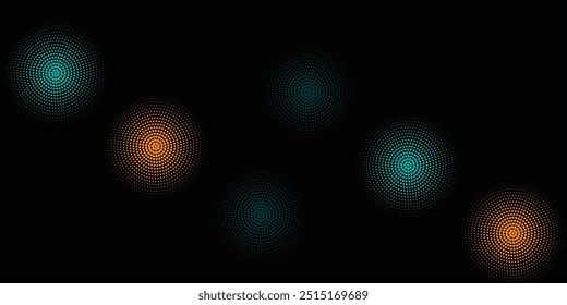 abstract halftone white background set in three colors. vektor illustration